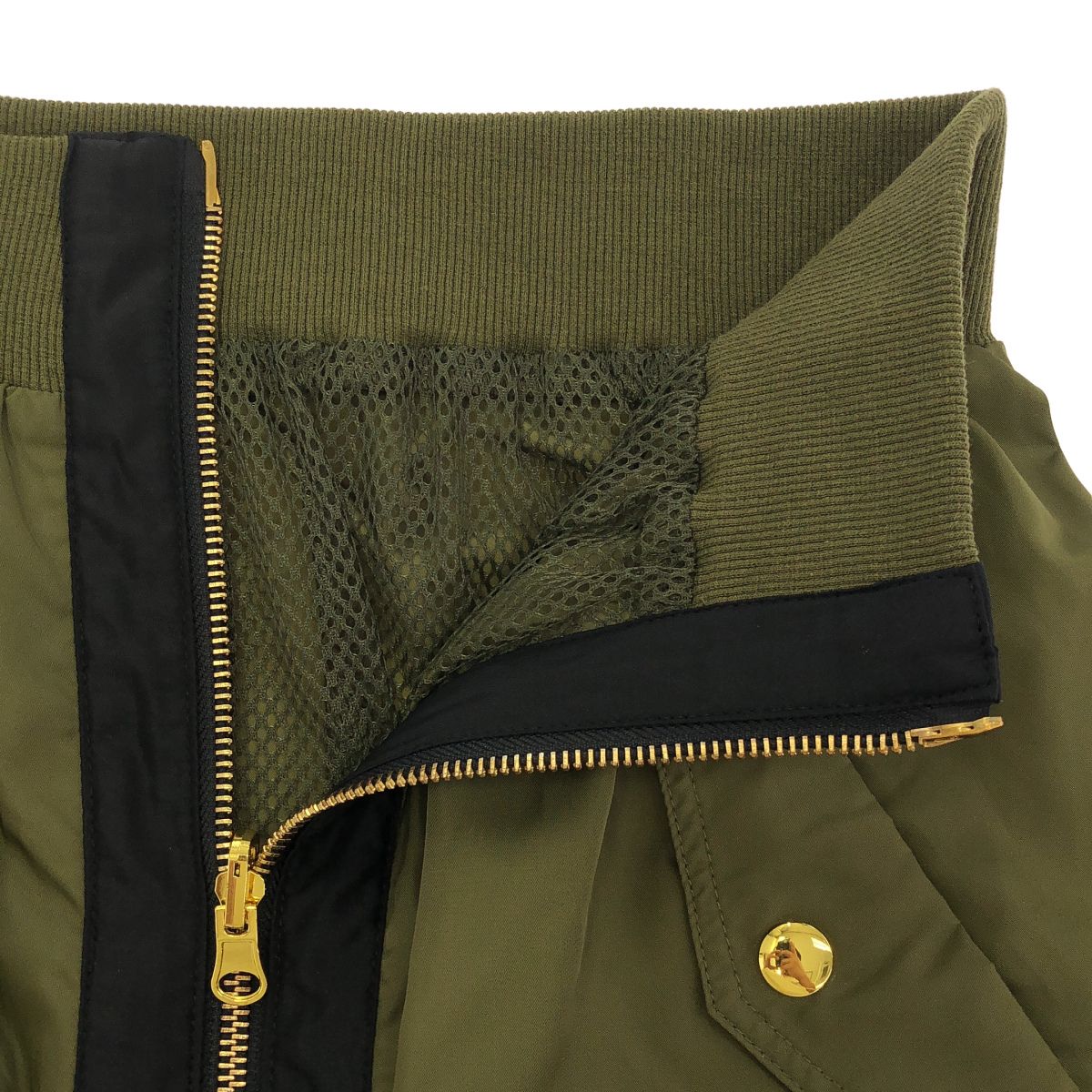 RISLEY リズレー ポリエステルメッシュスカート R2401-RMS 597 オリーブグリーン F RISLEY リズレー ポリエステルメッシュスカート R2401-RMS 597 オリーブグリーン F