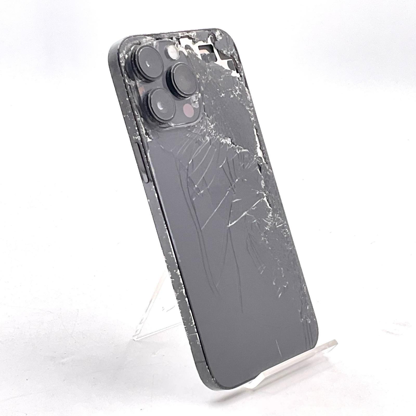 【最速発送】 iPhone 14 Pro Max 256GB Space Black softbank SIMフリー 白ロム【難有】 80%