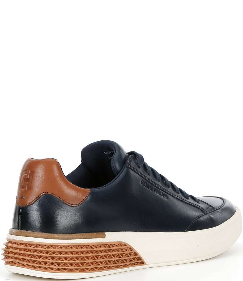 コールハーン メンズ シューズ ドレスシューズ スニーカー レザー Cole Haan Mens GrandPro Leather Halfcourt Skyweave Sneakers Navy BlazerBritish TanIvory アイボリー