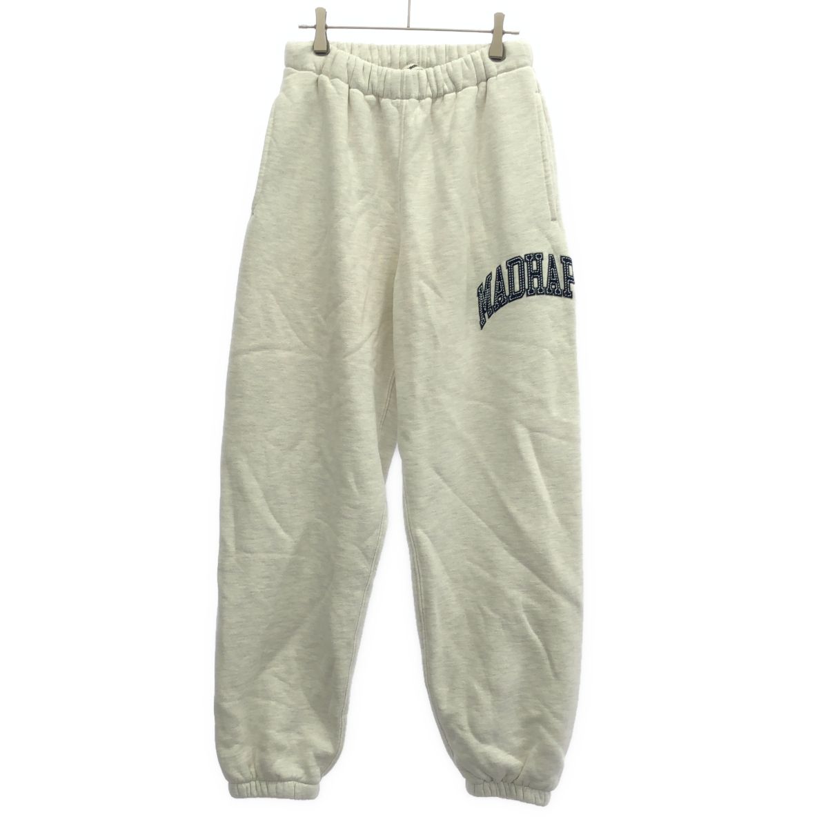Madhappy マッドハッピー Campus Fleece Sweat pant スウェットパンツ UK14006103-ASH-S ホワイト S