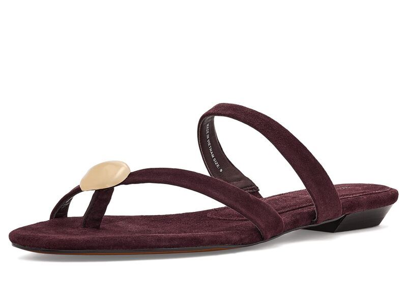 メイドウェル レディース シューズ サンダル スエード Madewell The Mila Organic Hardware Thong Sandal in Suedespresso Bean