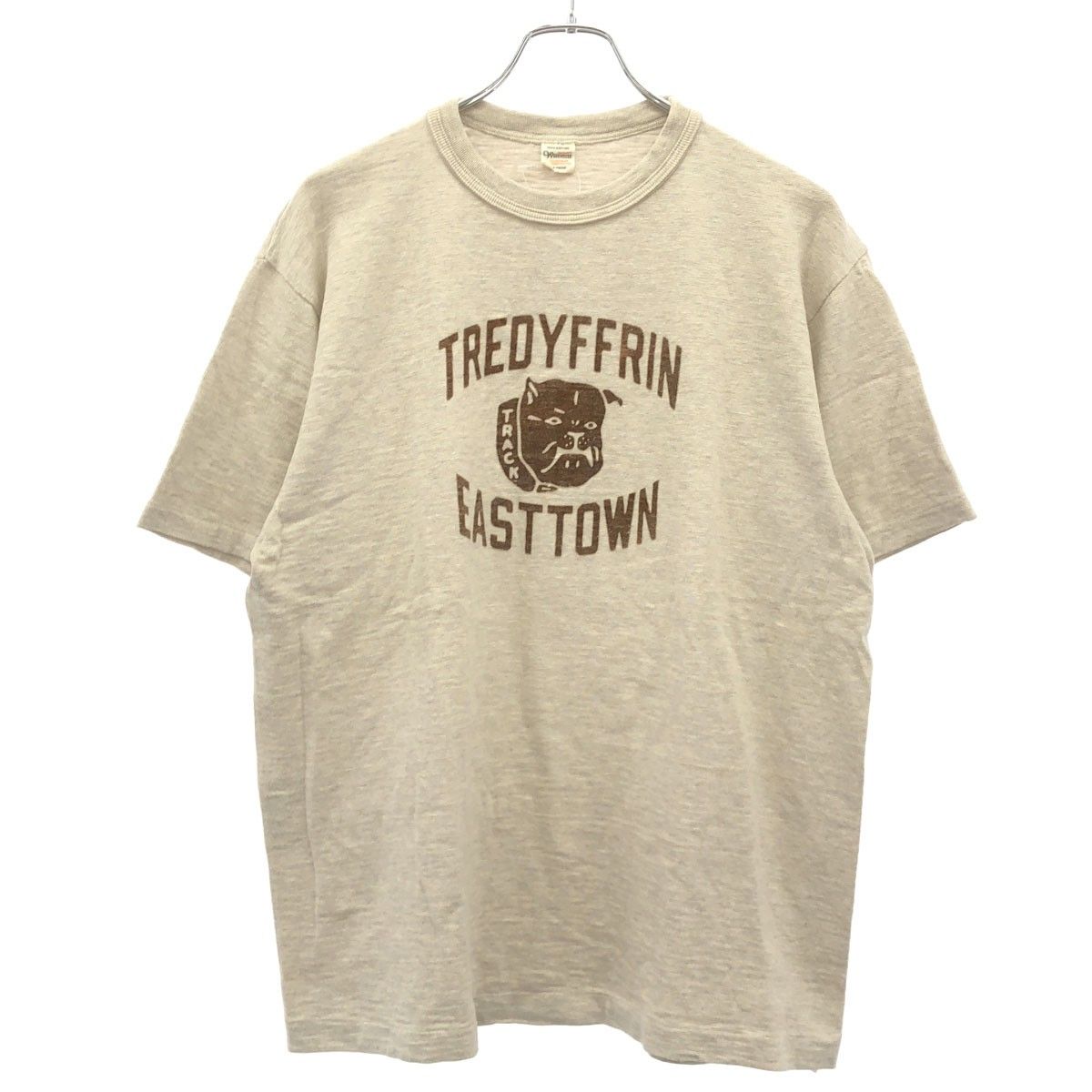 WAREHOUSE ウエアハウス BEAMS PLUS 別注 Lot4601 プリントTシャツ ベージュ系 XL