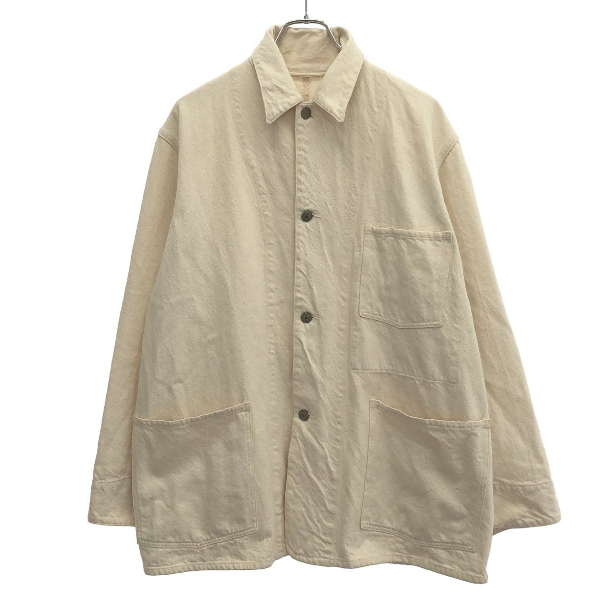 COMOLI コモリ 21SS エクリュデニムワークジャケット T01-01005 アイボリー 1