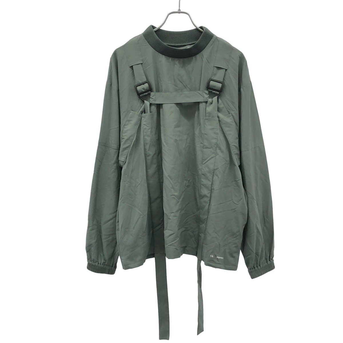 F/CE. エフシーイー PERTEX PARACHUTE SHIRT ラシュートプルオーバー FPA14241U0002 グリーングレー系 M