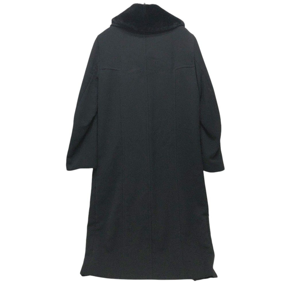 サルヴァトーレ・フェラガモ カシミヤ100% フリンジ ロングコート S Salvatore Ferragamo サルヴァトーレフェラガモ ロングコート 襟り
