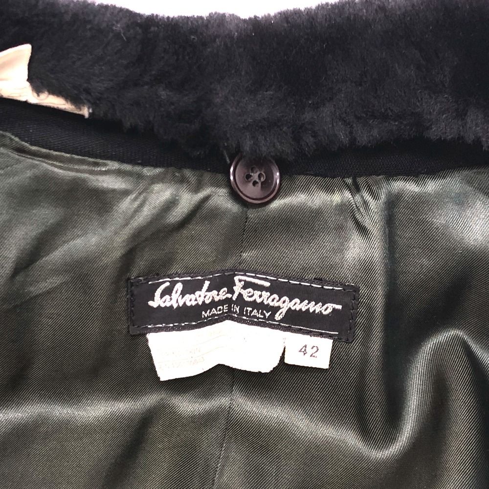 Salvatore Ferragamo サルヴァトーレフェラガモ ロングコート 襟り