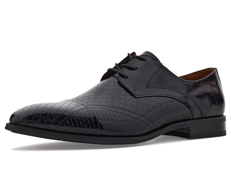 ステイシーアダムス メンズ シューズ オックスフォード キャップ Stacy Adams Hobson Cap Toe Oxford Black ブラック