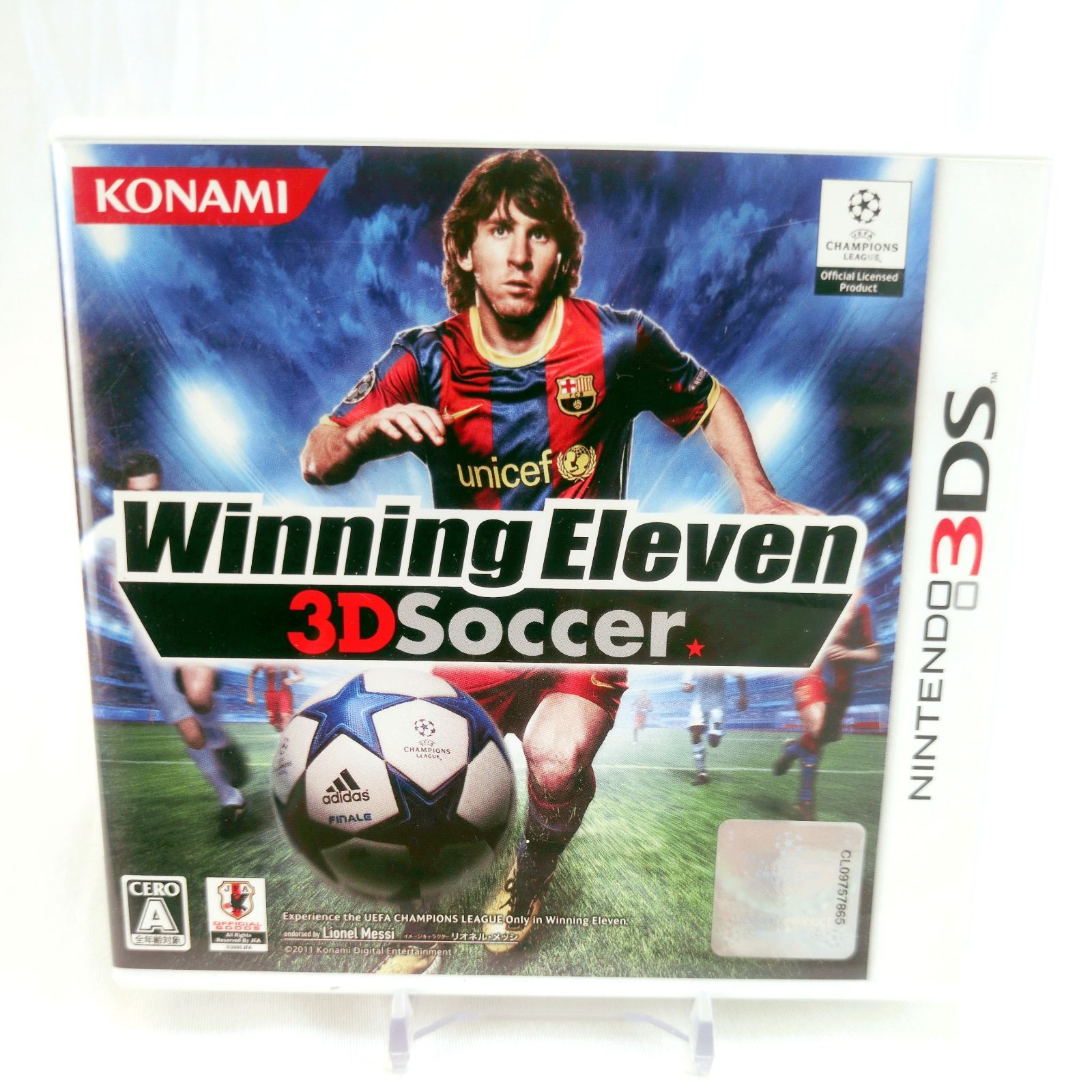 動作確認済】ウイニングイレブン 3Dサッカー Nintendo 3DS ソフト 