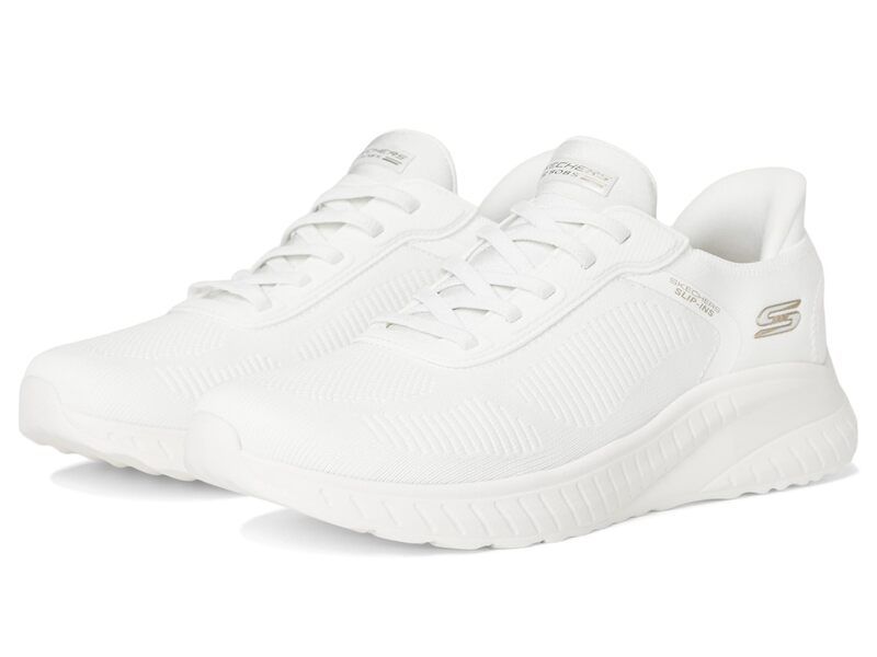 スケッチャーズ レディース シューズ スニーカー BOBS from SKECHERS HandsFree Slipins Bobsport Chaos Current Muse Off White オフホワイト