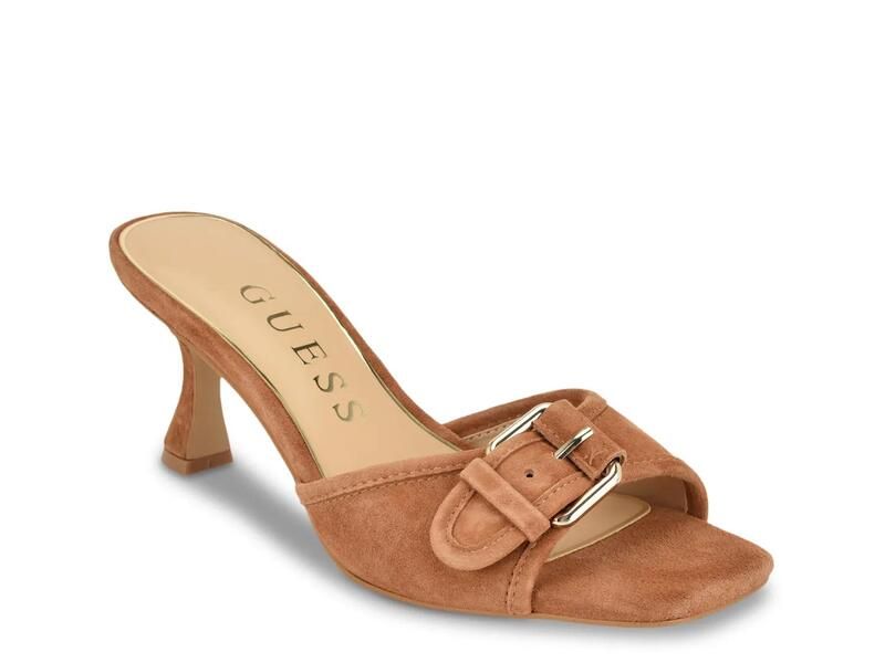 ゲス レディース シューズ サンダル GuessDista Sandal Brown Suede ブラウン