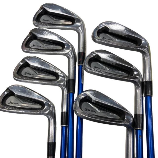【中古】 ダンロップ SRIXON Z585 8S アイアンセット IR Miyazaki for IRON (フレックスS) メンズ 男性用 右利き 右用 Cランク ゴルフクラブ