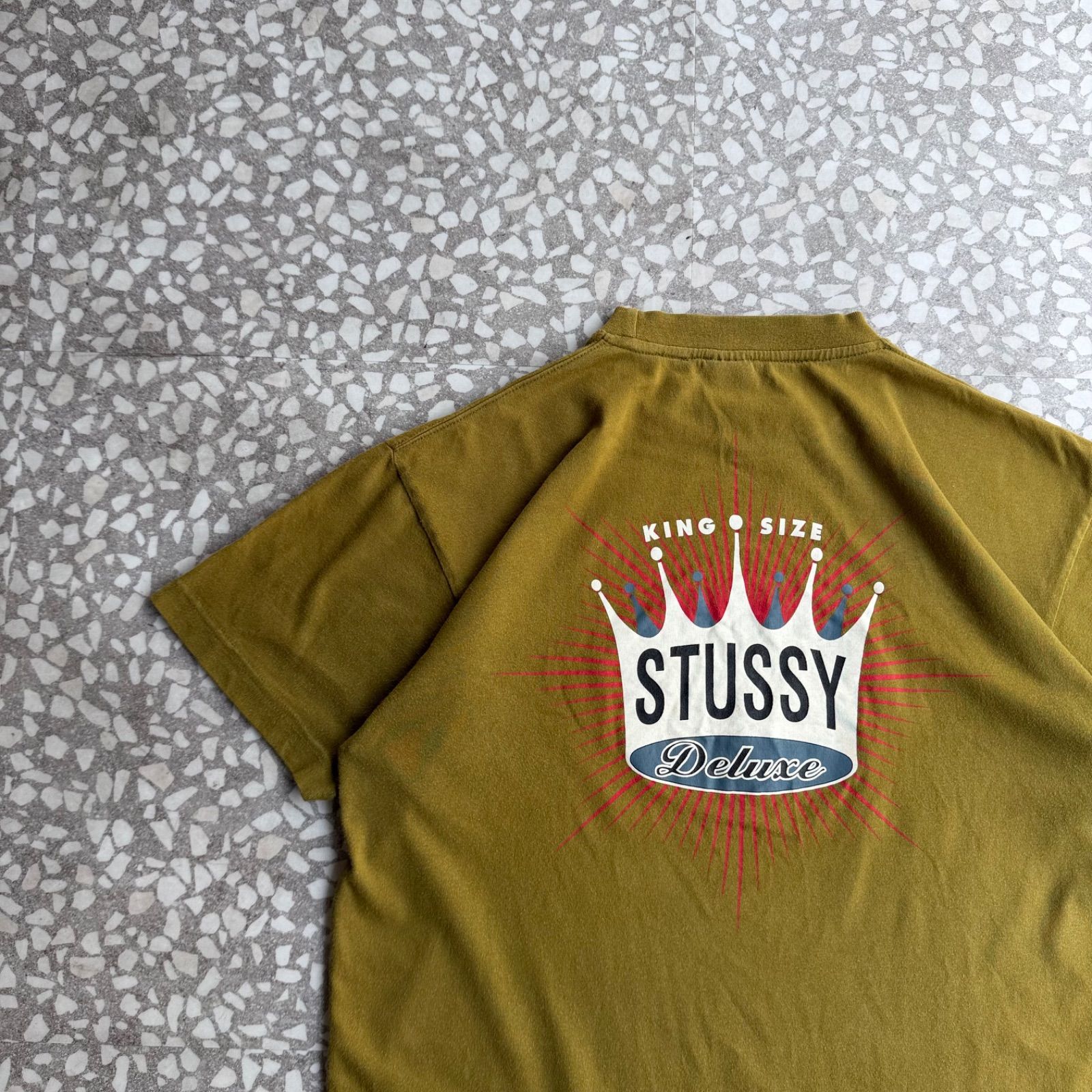 [ Archive アーカイブ Y2K ]STUSSY / 90’s オーストラリア製 KING SIZE Tee オールドステューシー キングサイズ　両面プリント　Tシャツ　ストリート ショーン　ユニセックス
