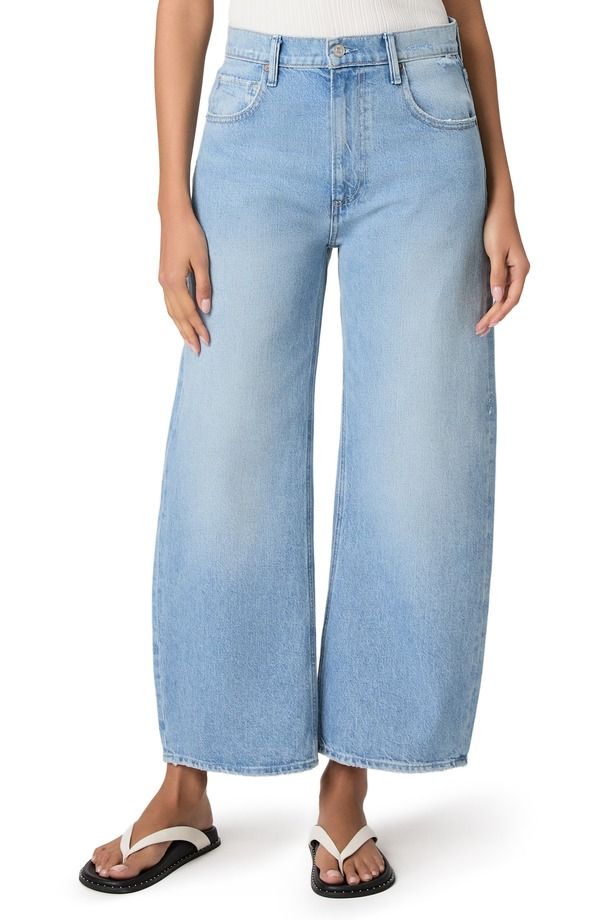 ペイジ レディース ボトムス デニムパンツ ワイドレッグ ハイウエスト アンクル ジーンズ PAIGE Arella High Waist Wide Leg Ankle Jeans Fauve