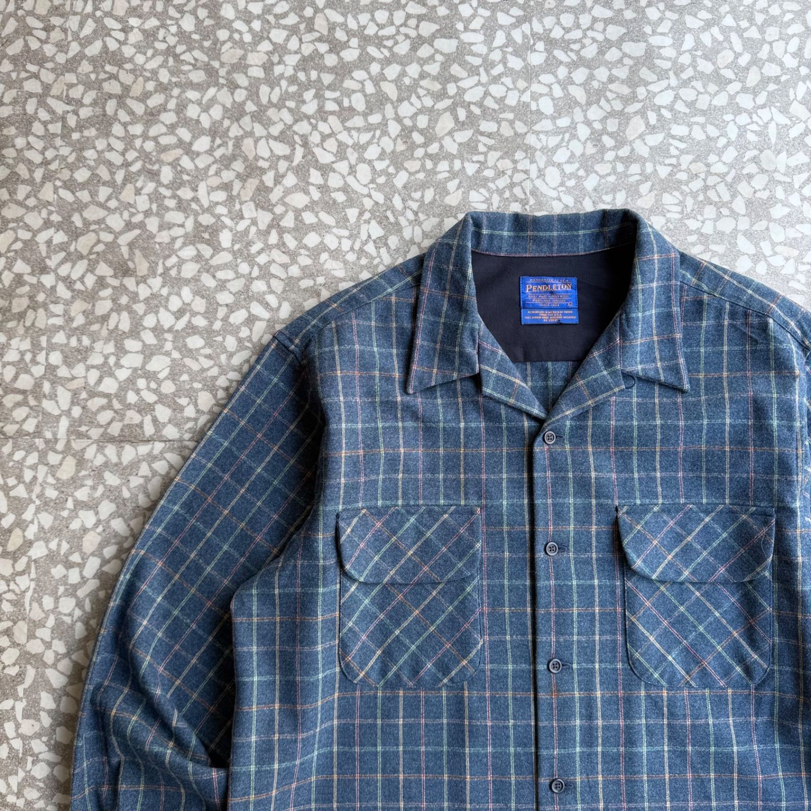[ Archive アーカイブ Y2K ]PENDLETON / 90’s wool board shirt size L ペンドルトン 90年代　アメリカ製　ボードシャツ　ウール　長袖チェック　西海岸 FJ　人気カラー