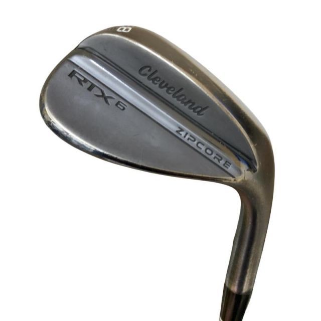 【中古】 クリーブランド Cleveland RTX-6 ZIPCORE ブラックサテン 58°/10° MID ウェッジ WG Dynamic Gold (フレックスS) メンズ 男性用 右利き 右用 Cランク ゴルフクラブ
