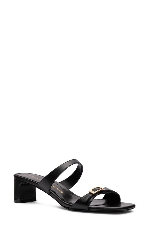スチュアート ワイツマン レディース シューズ ヒール サンダル Stuart Weitzman Baby Babette Slide Sandal Black ブラック