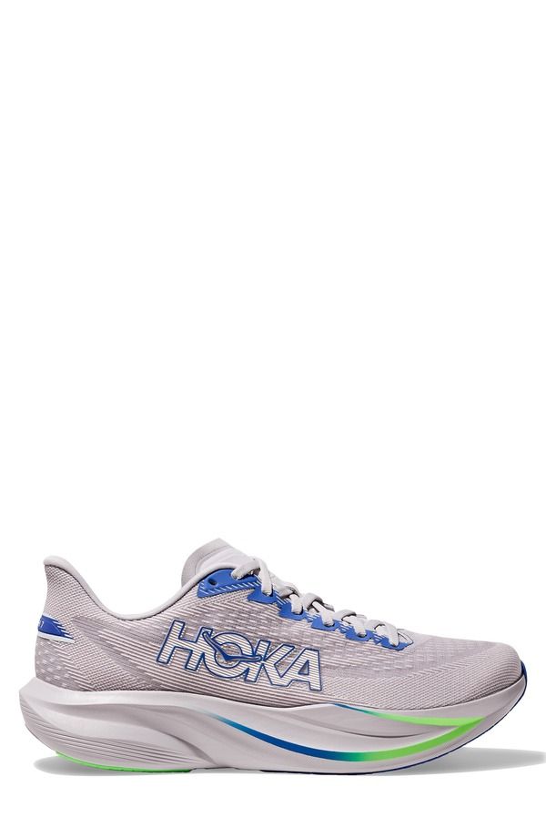ホカオネオネ メンズ シューズ スニーカー HOKA Mach 7 Running Shoe Ash Grey Cobalt Blue グレー