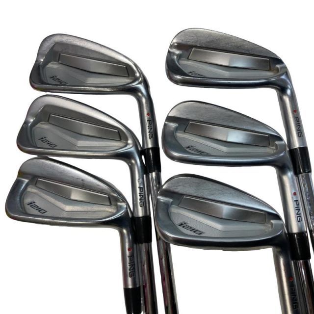 【中古】 ピン i210 6S アイアンセット IR 純正特注シャフト (フレックスR) メンズ 男性用 右利き 右用 Cランク ゴルフクラブ