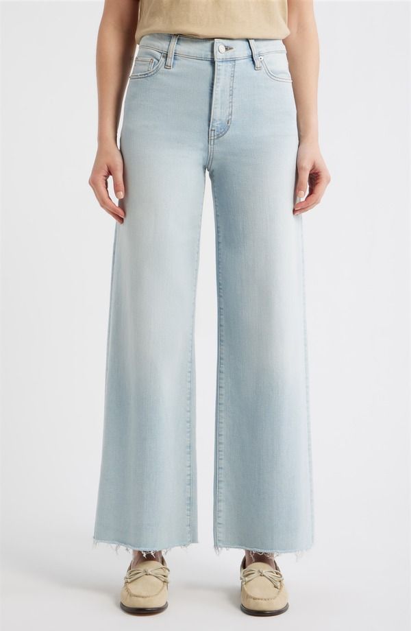 フレーム レディース ボトムス デニムパンツ ジーンズ FRAME Le Slim Raw Hem Palazzo Jeans Preen Raw After