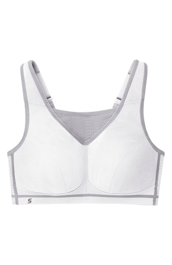 グラマライズ レディース アンダーウェア ブラジャー Glamorise NoBounce Camisolelite Sports Bra WhiteGray ホワイト