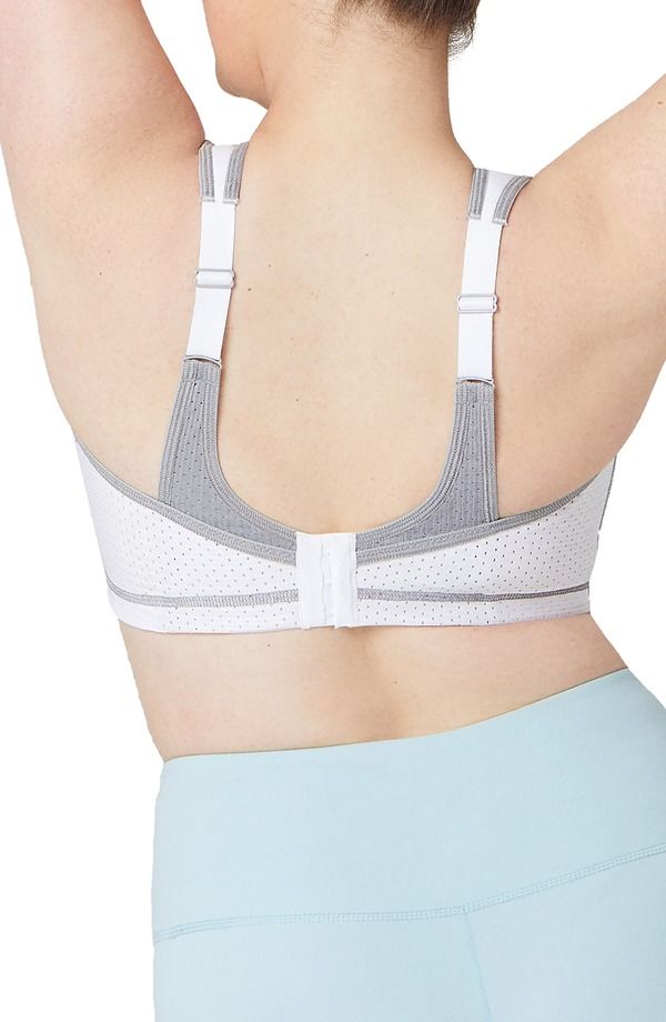 グラマライズ レディース アンダーウェア ブラジャー Glamorise NoBounce Camisolelite Sports Bra WhiteGray ホワイト