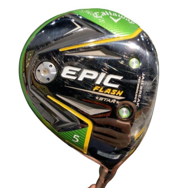 【中古】 キャロウェイ EPIC FLASH STAR 5W フェアウェイウッド FW Speeder EVOLUTION V FW 50 (フレックスS) メンズ 男性用 右利き 右用 Cランク ゴルフクラブ