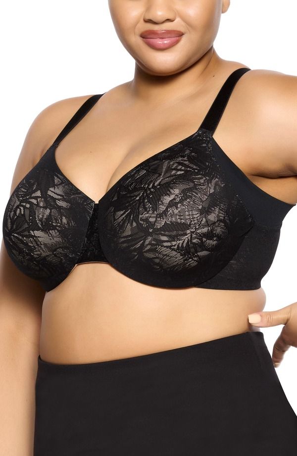 フェリナ レディース アンダーウェア ブラジャー ミニ Felina Jessamine Underwire Minimizer Bra Black ブラック フェリナ レディース アンダーウェア ブラジャー ミニ Felina Jessamine Underwire Minimizer Bra Black ブラック