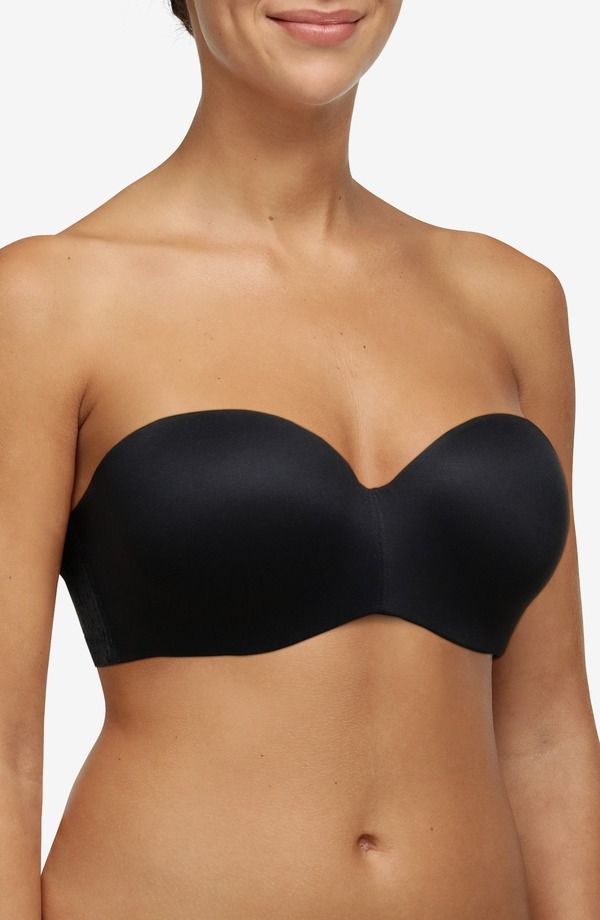 シャンテル レディース アンダーウェア ブラジャー ストラップレス Chantelle Lingerie Norah Padded Strapless Underwire Bra Black ブラック