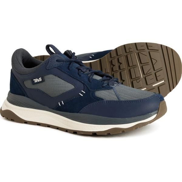 テバ メンズ シューズ スニーカー レザー Teva Terrawave Sneakers Leather For Men and Women Total Eclipse
