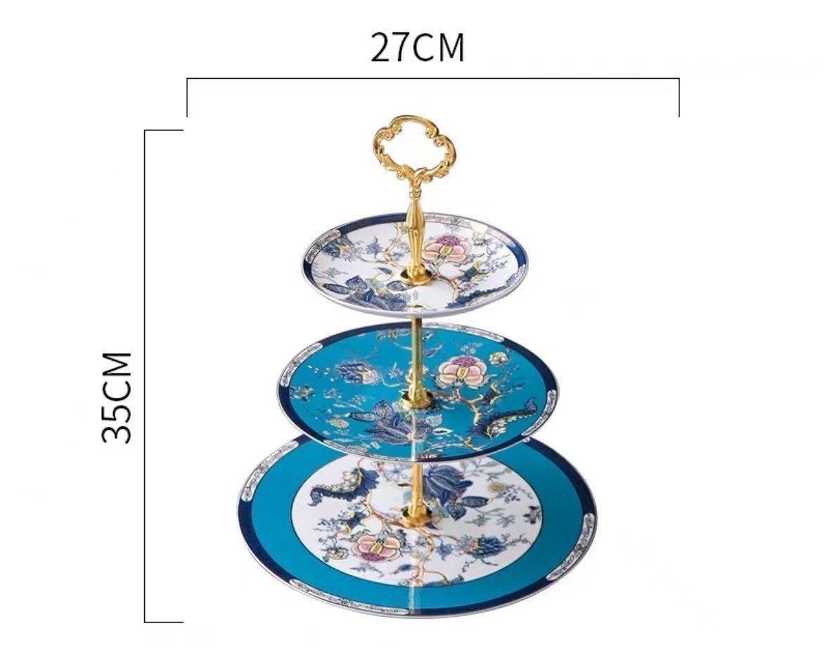 新入荷★高級食器★ ケーキスタンドプレート 3段セット　プレート アフタヌーンティー フルーツ トレー 皿