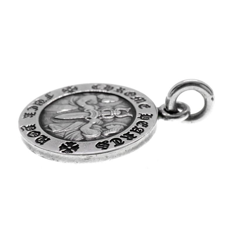 クロムハーツ CHROME HEARTS 【 CHRM ANGL MDL 】 エンジェル メダル チャーム V1 ネックレス トップ 49590 クロムハーツ CHROME HEARTS 【 CHRM ANGL MDL 】 エンジェル メダル チャーム V1 ネックレス トップ 49590