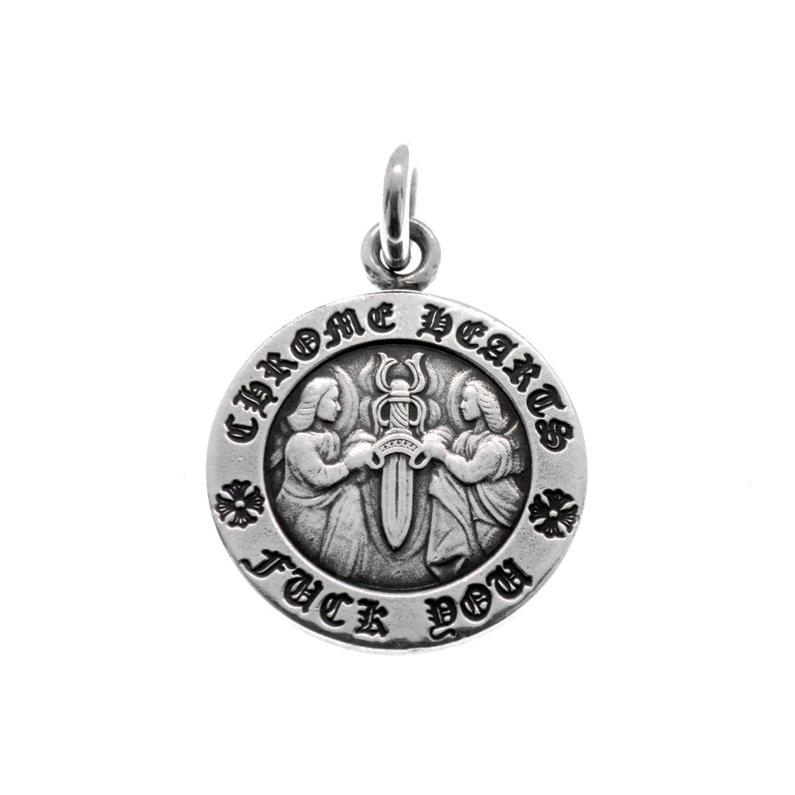 クロムハーツ CHROME HEARTS 【 CHRM ANGL MDL 】 エンジェル メダル チャーム V1 ネックレス トップ 49590 クロムハーツ CHROME HEARTS 【 CHRM ANGL MDL 】 エンジェル メダル チャーム V1 ネックレス トップ 49590