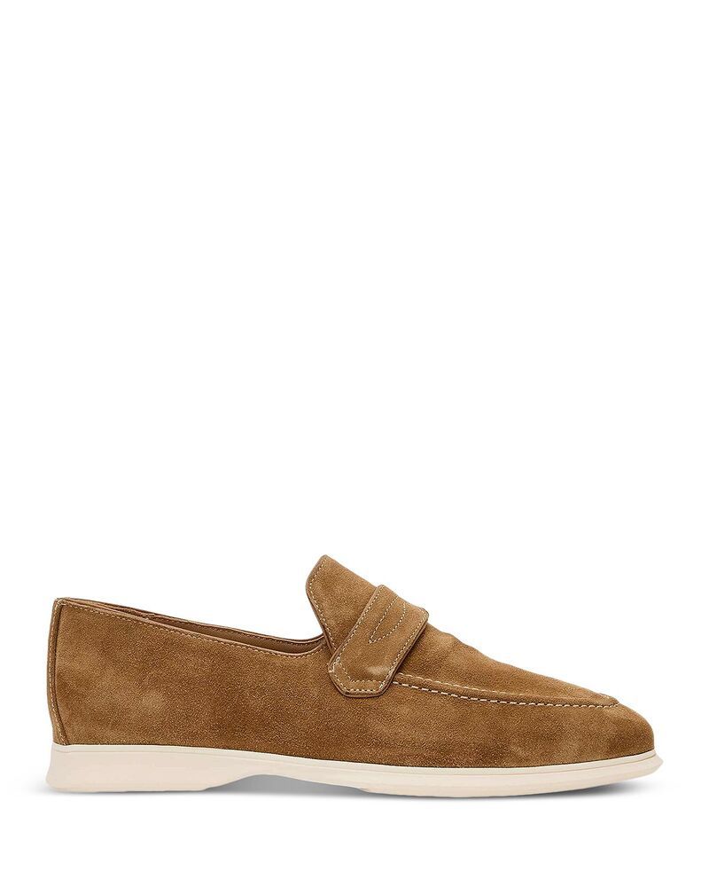 ジョンバルベイトス メンズ シューズ スリッポン・ローファー John Varvatos Mens Thompson Penny Loafers Clay Brown ブラウン