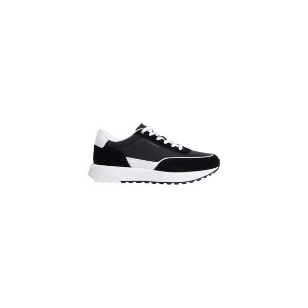 カルバンクライン メンズ シューズ スニーカー Calvin Klein Mens LowTop Trainers BlackBrgt Wht ブラック