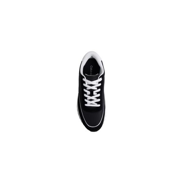 カルバンクライン メンズ シューズ スニーカー Calvin Klein Mens LowTop Trainers BlackBrgt Wht ブラック