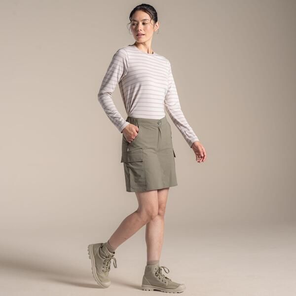 クラッグホッパーズ レディース ボトムスカート Craghoppers NosiLife Pro QuickDrying Cargo Skort Wild Olive オリーブ