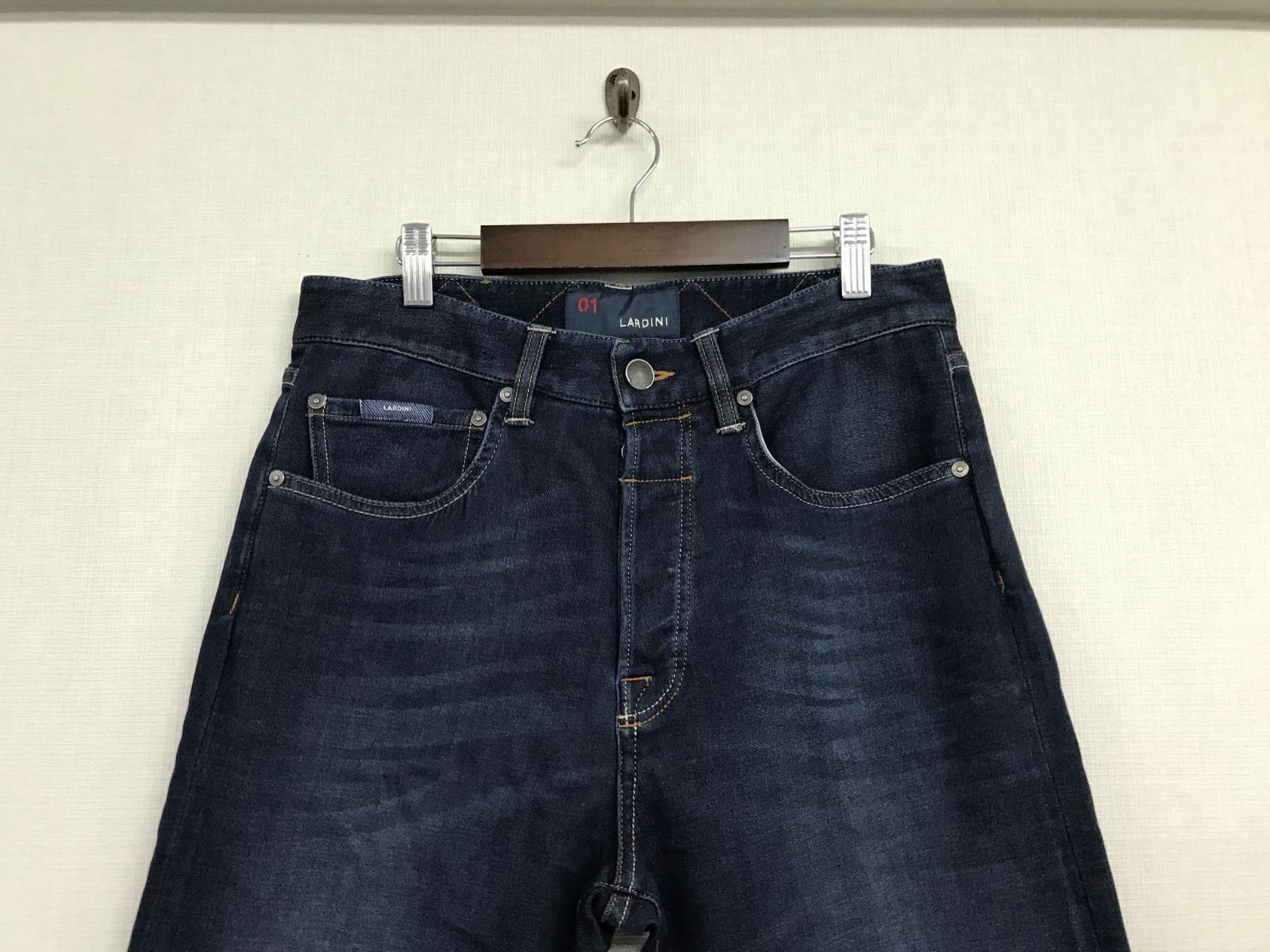 本物ラルディーニLARDINIコットンストレッチデニムパンツメンズサーフ