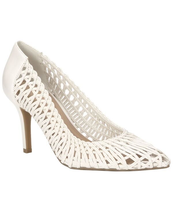 アイエヌシー インターナショナル コンセプト レディース シューズ パンプス INC International Concepts Zitah Pointed Toe Pumps White Woven ホワイト
