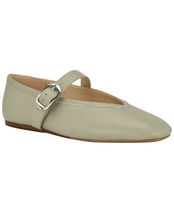 ナインウェスト レディース シューズ パンプス Nine West Womens Vancee Mary Jane Ballet Flats Muted Sage Leather セージ