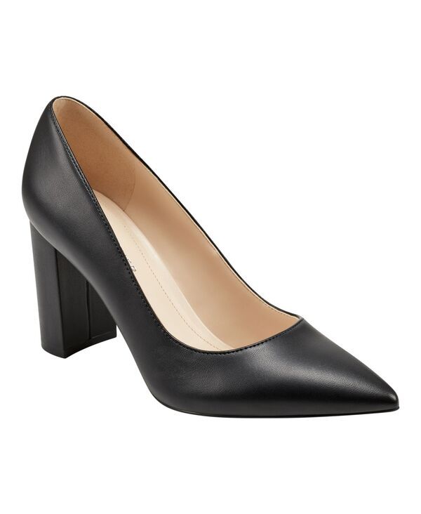 マークフィッシャー レディース シューズ パンプス ヒール Marc Fisher Womens Viviene High Block Heel Pumps Black Nappa ブラック