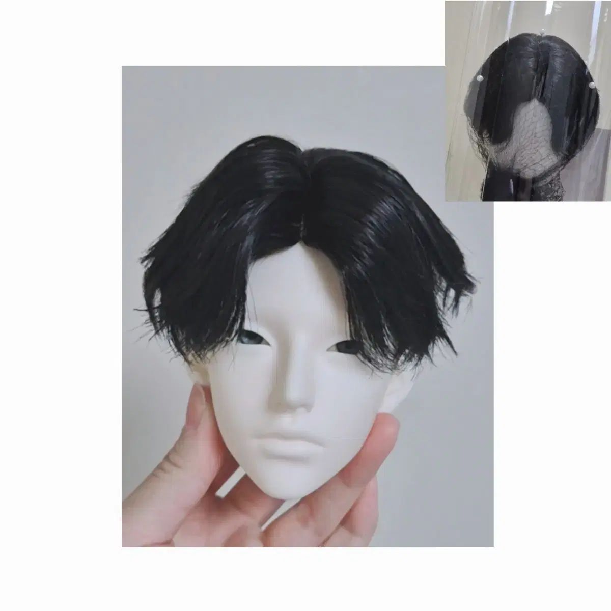 BJD 旧官 75cm 小SD サイズ ブラック SET あんさんぶるスターズ！！(あんスタ) ウィッグ