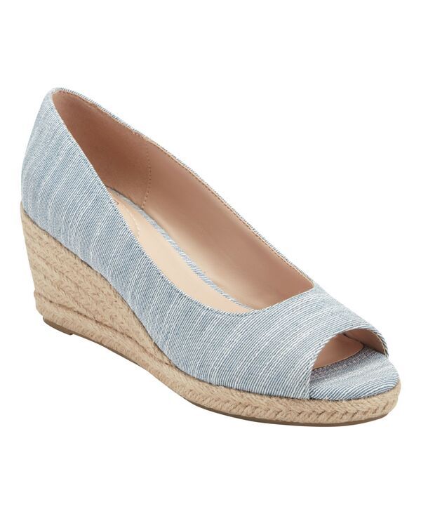 バンドリーノ レディース シューズ サンダル Bandolino Womens Nuri PeepToespadrille Wedges Fresh Blue ブルー