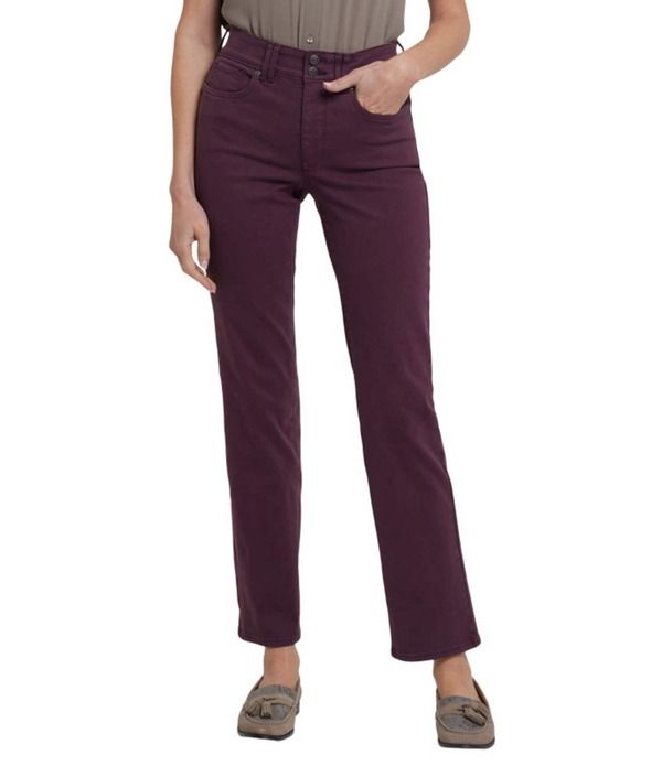 エヌワイディージェイ レディース ボトムス デニムパンツ ストレート ジーンズ NYDJ Marilyn Straight Leg HighRise Utility Pocket Jeans Fig