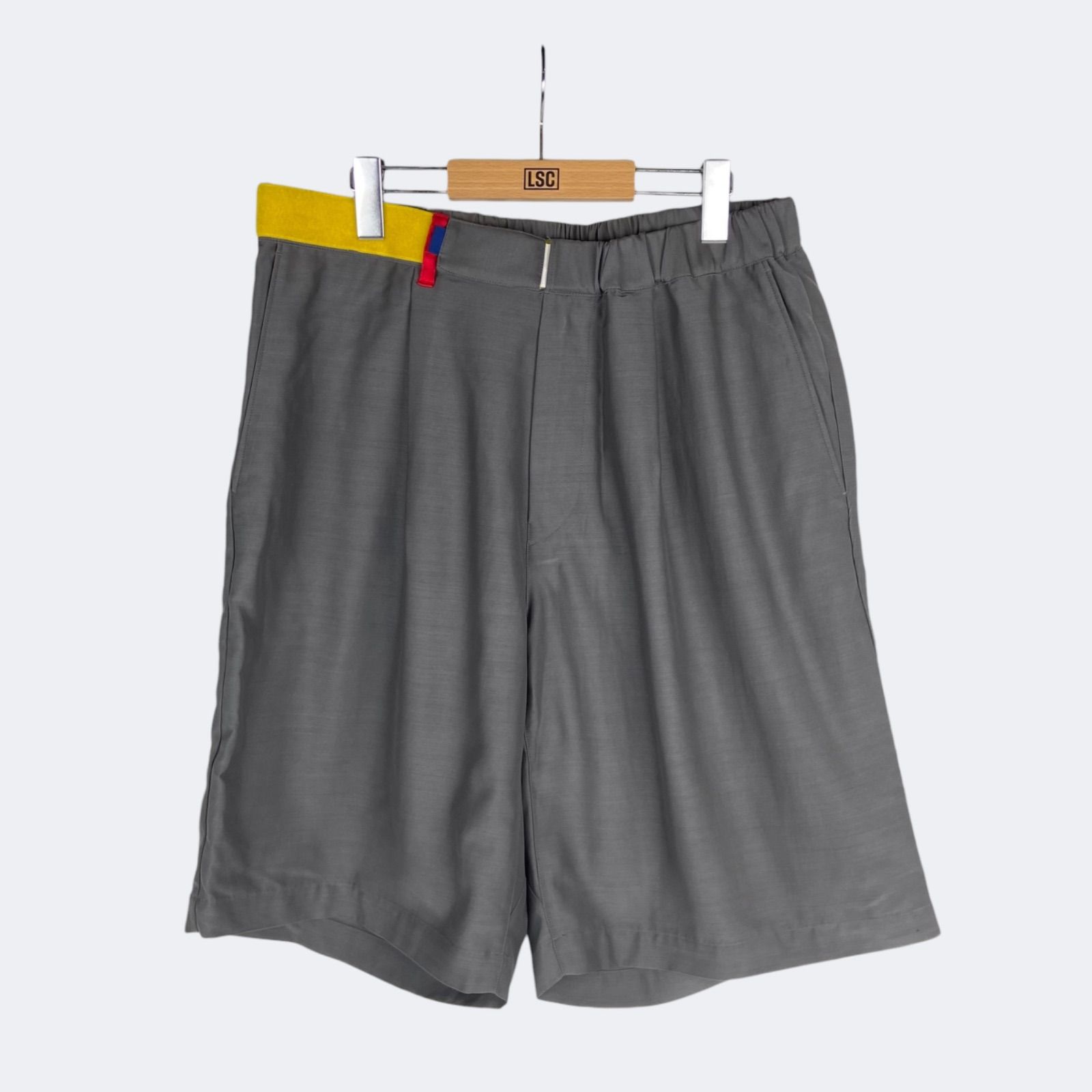 Graphpaper ウールワイドショーツ グレー Graphpaper WOOL CUPRO WIDE CHEF SHORTS グラフペーパー ウール