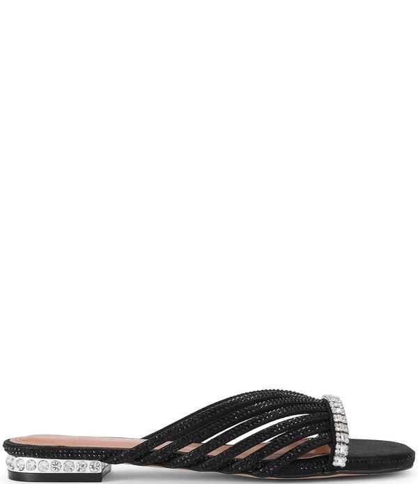 カートジェイガーロンドン レディース シューズ パンプス サンダル Kurt Geiger London Crystal Strap Flat Mule Sandals Black ブラック