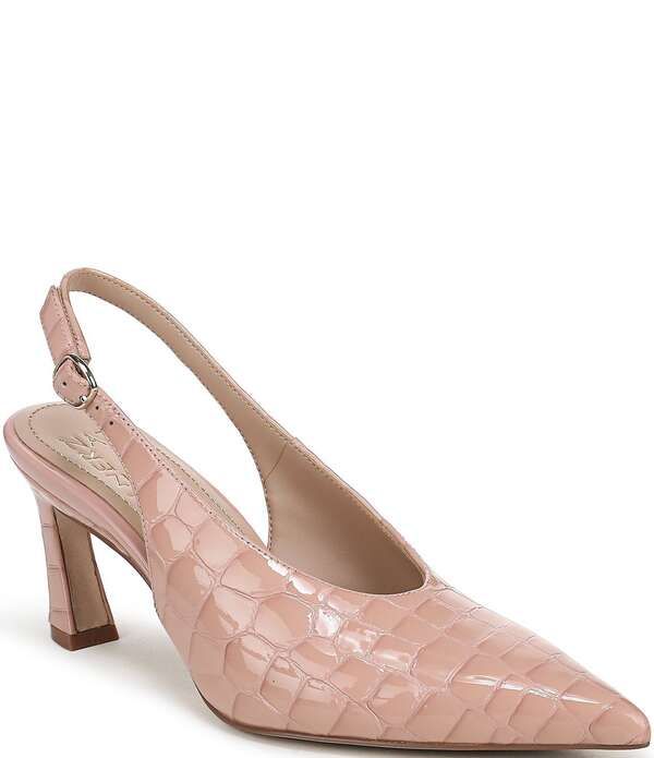 ナチュライザー レディース シューズ パンプス レザー ヒール Naturalizer 27 EDIT Elaine Crocodileather Slingback Dress Heels Phantom Pink ピンク
