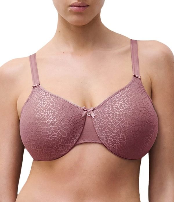 シャントル レディース アンダーウェア ブラジャー ミニ Chantelle C Magnifique Seamless Unlined Minimizer Bra Rose De Bois