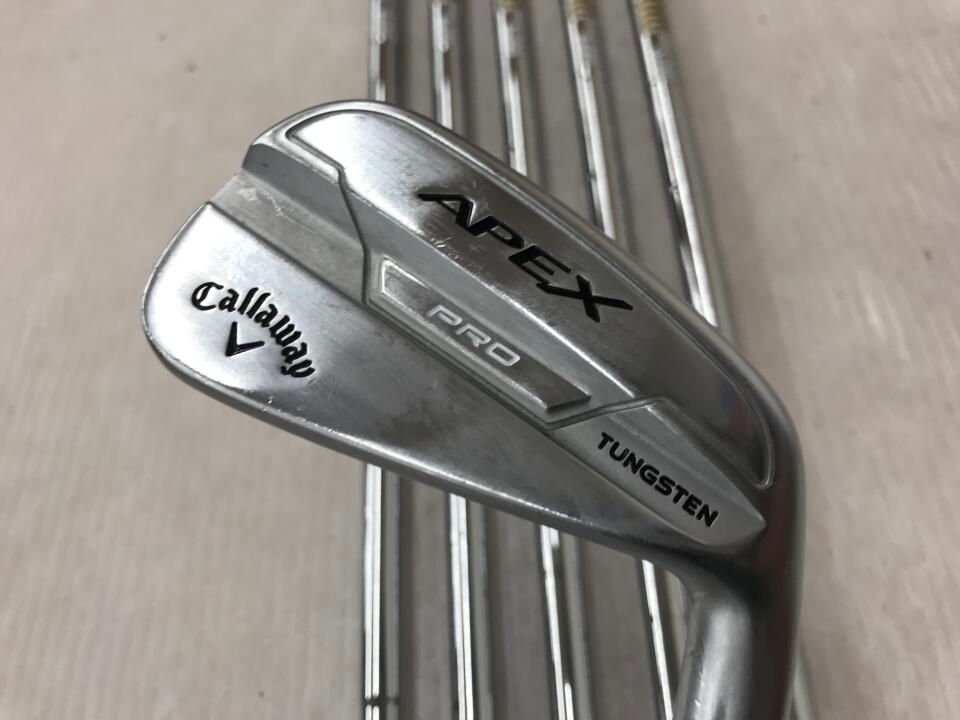 キャロウェイ　APEX PRO 2021　ダイナミックゴールド　S200フレックス　アイアンセット　中古【最短即日発送】