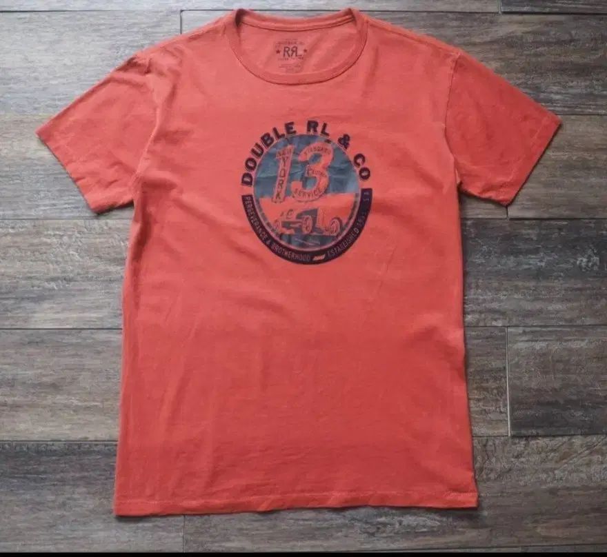 RRL(ダブルアールエル) ジャージー グラフィック クルーネック Tシャツ S