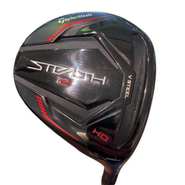 【中古】 テーラーメイド STEALTH2 HD 3W フェアウェイウッド FW TENSEI RED TM50(STEALTH FW) (フレックスSR) メンズ 男性用 右利き 右用 Cランク ゴルフクラブ